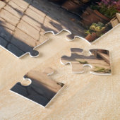 面白いジャマイカのフラワーショップ ジグソーパズル (側面)