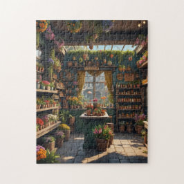 面白いジャマイカのフラワーショップ ジグソーパズル