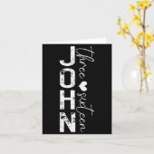 面白いジョン 3 16 神は世界を愛している カード (黄色い花)