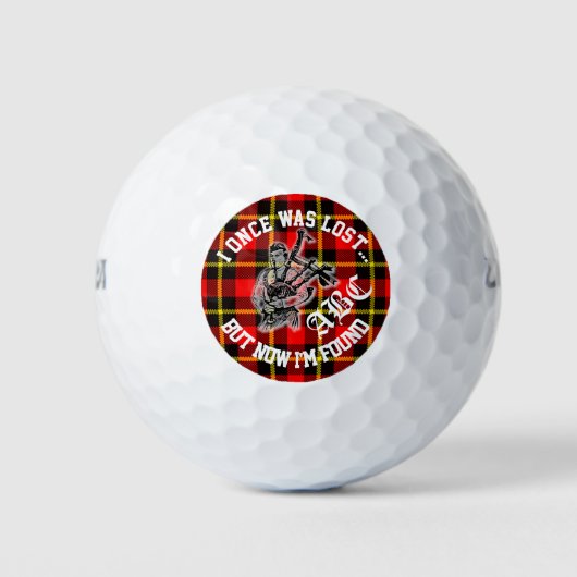 面白いジョーク失っただったけど今は見つかった ゴルフボール (正面)