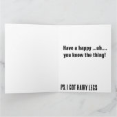 面白いジョー・バイデン困惑誕生日カード カード (内部)