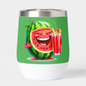 🍉 面白いスイカのワインタンブラー かわいいギフト 🌟 (背面)