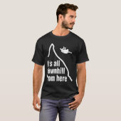 面白いスカイダイビングスカイダイバーギフト Tシャツ (正面フル)