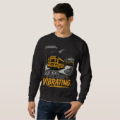 面白いスクールバス運転手の引用Tシャツ, スウェットシャツ (正面フル)