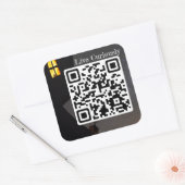 面白いステッカーを作る スクエアシール (封筒)