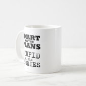 面白いストーリーのおもしろマグ コーヒーマグカップ (正面左)