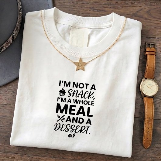 面白いスナックの名言Tシャツ Tシャツ