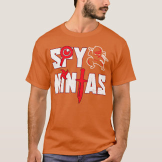 面白いスパイゲーム忍者ゲームワイルドビンテージ Tシャツ