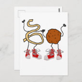 面白いスパゲッティとミートボールの漫画 ポストカード (正面/裏面)