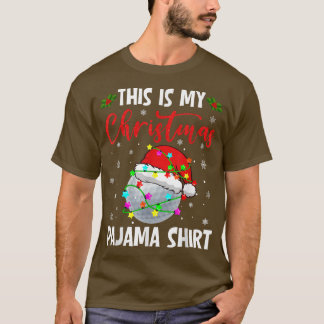 面白いスポーツ これが私のクリスマスパジャマ ゴルフ好き Tシャツ