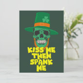 面白いセントパトリックデー2023- キスしてからお尻を叩いて シーズンカード (スタンド正面)