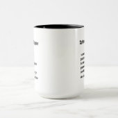 面白いソフトウェア開発者定義ギフト マグカップ (中央)