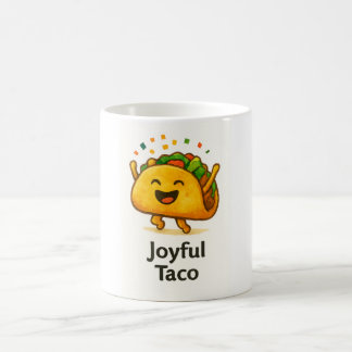 面白いタココーヒーマグ | かわいいフードファイターのフィエスタギフト コーヒーマグカップ