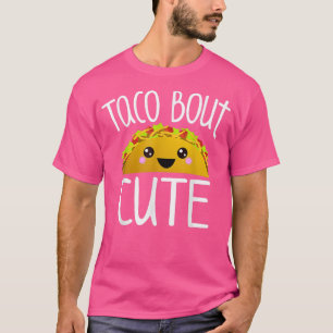 面白いタコ好きシャツ TACO BOUT CUTE 女の子 男の子 キッズ Tシャツ