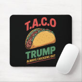 面白いタコ トランプはいつも臆病者 タコ マウスパッド (マウス)