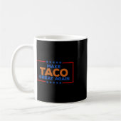 面白いタコ トランプは常に臆病者 タコをグレートに コーヒーマグカップ (左)