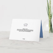 面白いダジャレのスワン誕生日カード カード (裏面)