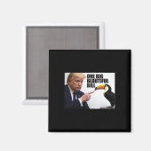 面白いダジャレ ドナルド・トランプ 大きくて美しい請求書 マグネット (正面/裏面)