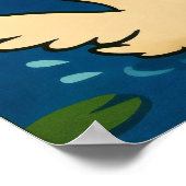 面白いダックコミック - フルなスワンへの変身ミーム ポスター (角)