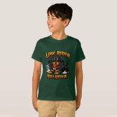 面白いダックスフントのLow+Rider+High+Attitude Tシャツ (正面フル)