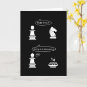 面白いチェスゲーム カード (黄色い花)