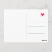 面白いチキンバット誕生日 ポストカード (裏面)