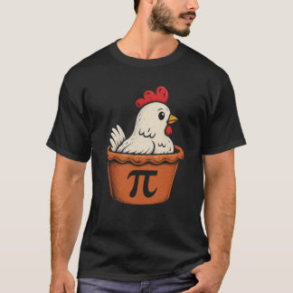 面白いチキンポットパイ数学好きのギークギフト Tシャツ