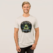面白いチキン好きのTシャツ トライブレンドTシャツ (正面全面)