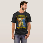 面白いチワワバスのミームティーンギフト Tシャツ (正面フル)