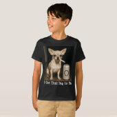 面白いチワワ、男のための「その犬は私の中にいる」W Tシャツ (正面フル)