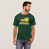 面白いチーズ チーズ学研究者 Tシャツ (正面フル)