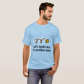 面白いテキストスローガンの入ったかわいいテニスTシャツ Tシャツ (正面フル)