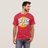 面白いテキスト Tシャツ (正面フル)