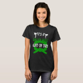 面白いテコンドーTシャツ 空手 緑帯の種類 Tシャツ (正面フル)