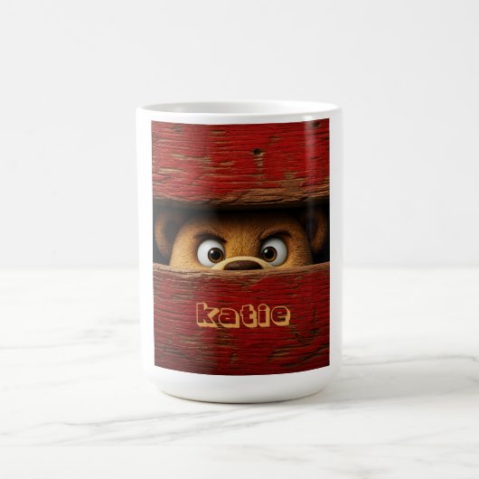 面白いテディベア コーヒーマグカップ (中央)