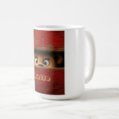 面白いテディベア コーヒーマグカップ (正面右)