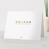面白いテニスの誕生日 カード (裏面)