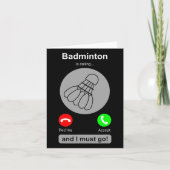 面白いディミントンシャツ ディミントンコーリング 引用 ディミントン カード (正面)