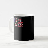 面白いディーゼルトラック コーヒーマグカップ (正面左)