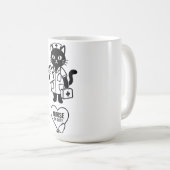 面白いデザイン コーヒーマグカップ (正面右)