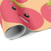 面白いトマト ラッピングペーパー (ロールコーナー)