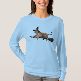 面白いトラの魔女 Tシャツ