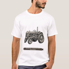 面白いトラクター "私の気持ちを耕している" Tシャツ