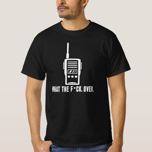面白いトランシーバー ラジオオペレーター 引用 Tシャツ (正面)