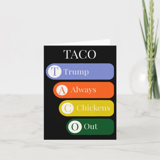 面白いトランプは常にタコトレードで負ける カード (正面)