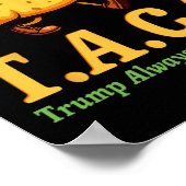 面白いトランプタコトランプはいつも臆病者 _20  ポスター (角)