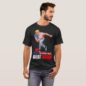 面白いトランプボウリング ボウリングを再び偉大に Tシャツ (正面フル)