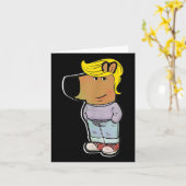 面白いトランプミーム ゆったりしたトランプ ミーム カード (黄色い花)