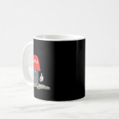 面白いトランプメガ収納缶 カートゥーンアメリカ コーヒーマグカップ (正面左)