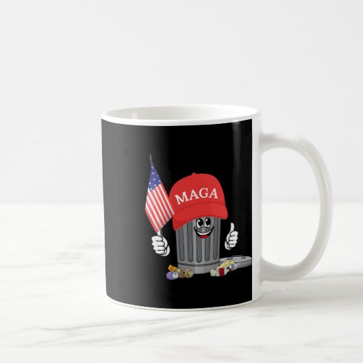 面白いトランプメガ収納缶 カートゥーンアメリカ コーヒーマグカップ (右)